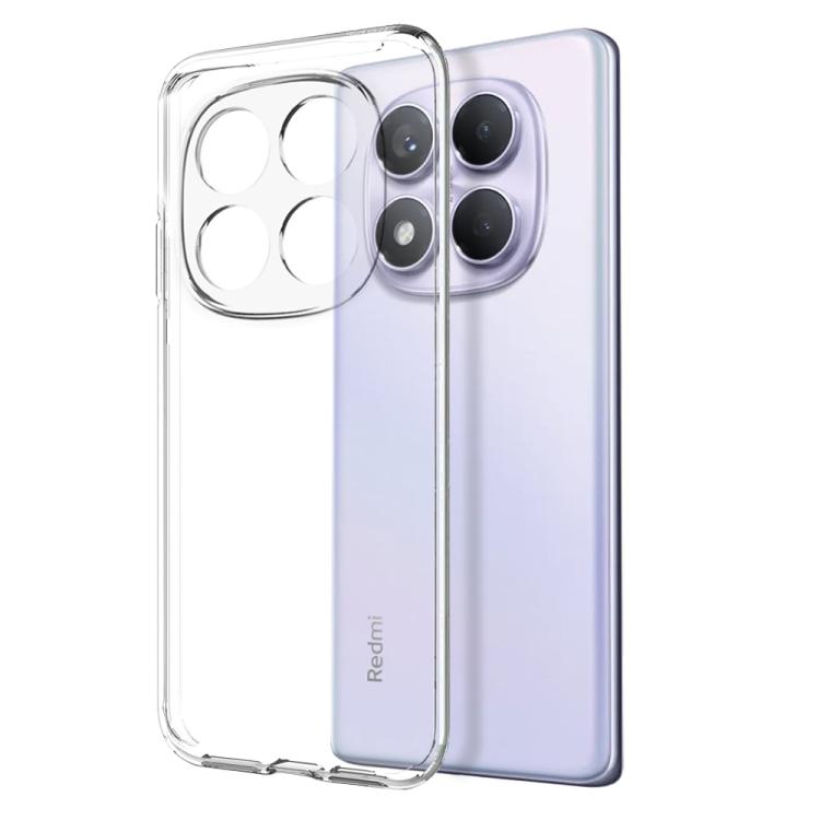 For Xiaomi Redmi Note 14 Pro 4G NORTHJO 2 in 1 TPU Phone Case Screen Protector Tempered Glass Film - Clear