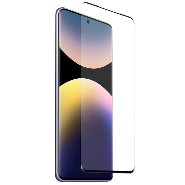 For Xiaomi Redmi Note 14 Pro 5G NORTHJO 2 in 1 TPU Phone Case Screen Protector Tempered Glass Film - Clear