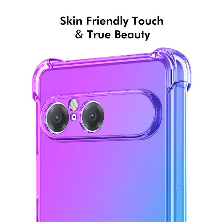 For Sony Xperia 10 VII ENKAY Hat-Prince Gradient Airbag TPU Phone Case