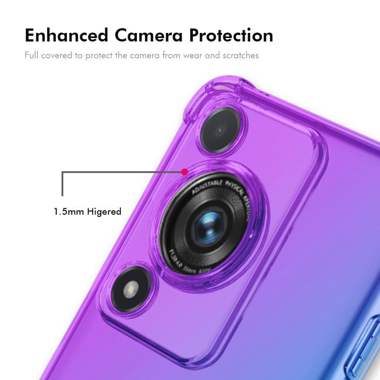 For Huawei nova Y72 / Y72S / Enjoy 70 ENKAY Hat-Prince Gradient Airbag TPU Phone Case