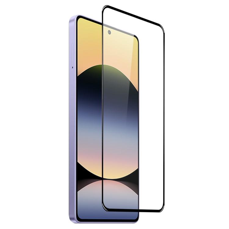 For Xiaomi Redmi Note 14S 4G NORTHJO A++ 0.3mm Full Glue Silk Printing Tempered Glass Film