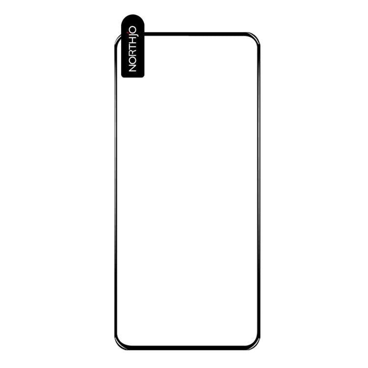 For Xiaomi Redmi Note 14S 4G NORTHJO A++ 0.3mm Full Glue Silk Printing Tempered Glass Film