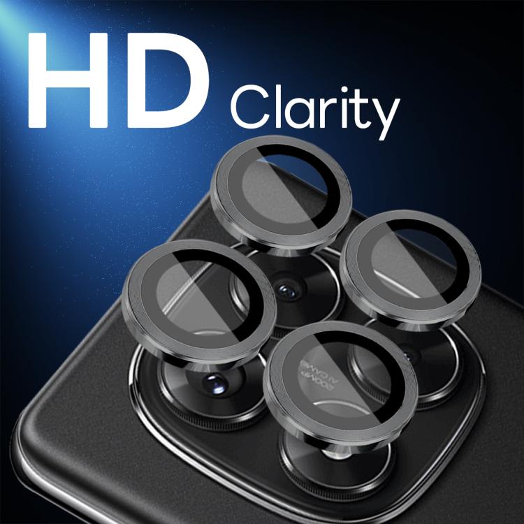 For Xiaomi Redmi Note 14 Pro 5G NORTHJO Camera Lens Protector CD Metal Ring Tempered Glass Film