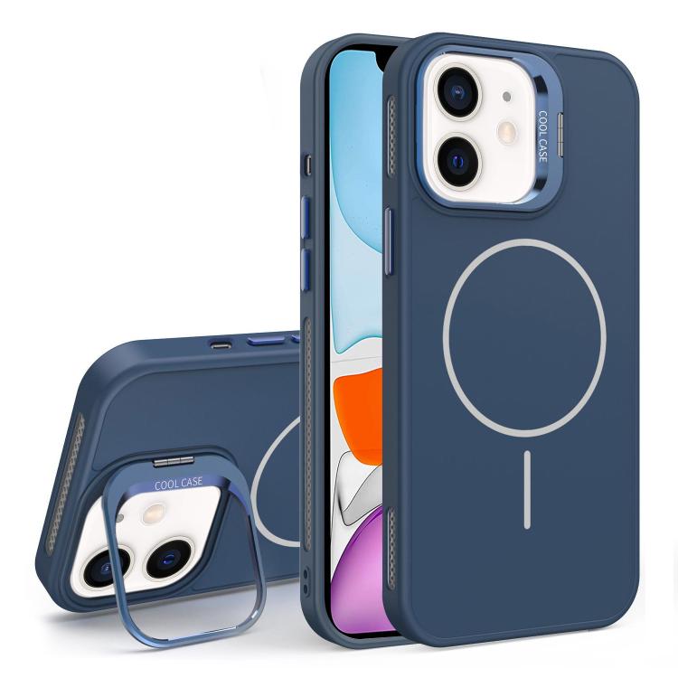 For iPhone 11 Organic Silicone Lens Holder MagSafe Phone Case