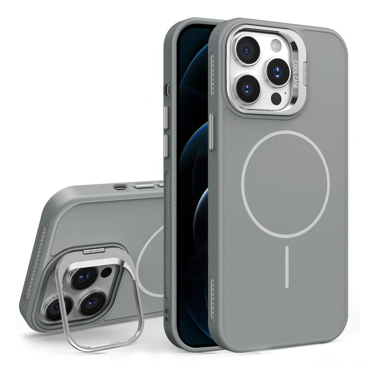 For iPhone 12 Pro Organic Silicone Lens Holder MagSafe Phone Case