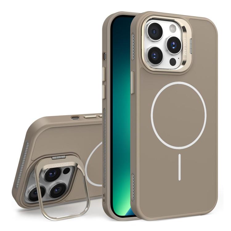 For iPhone 13 Pro Organic Silicone Lens Holder MagSafe Phone Case
