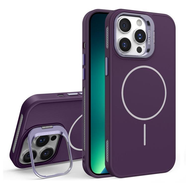 For iPhone 13 Pro Max Organic Silicone Lens Holder MagSafe Phone Case