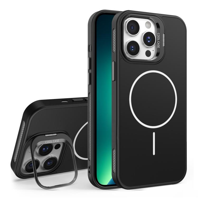 For iPhone 13 Pro Max Organic Silicone Lens Holder MagSafe Phone Case