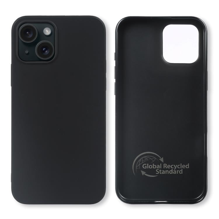 For iPhone 13 RCS Single-sided Frosted TPU Phone Case - Black