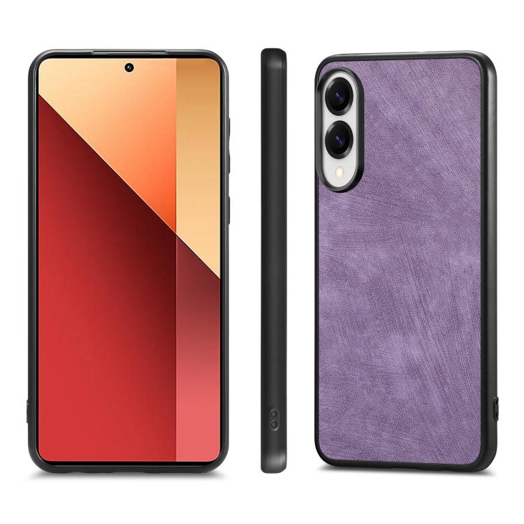 For Samsung Galaxy S25 Edge 5G Vintage Leather PC Back Cover Phone Case
