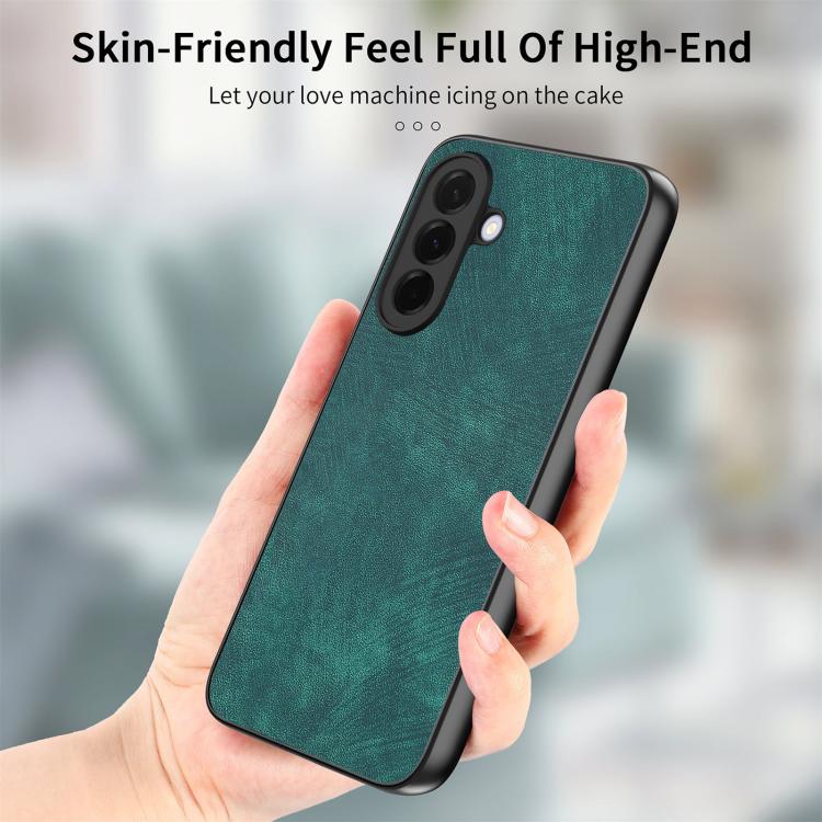 For Samsung Galaxy A37 5G Vintage Leather PC Back Cover Phone Case