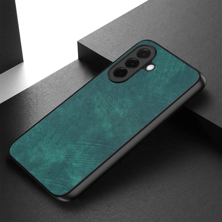For Samsung Galaxy A57 5G Vintage Leather PC Back Cover Phone Case