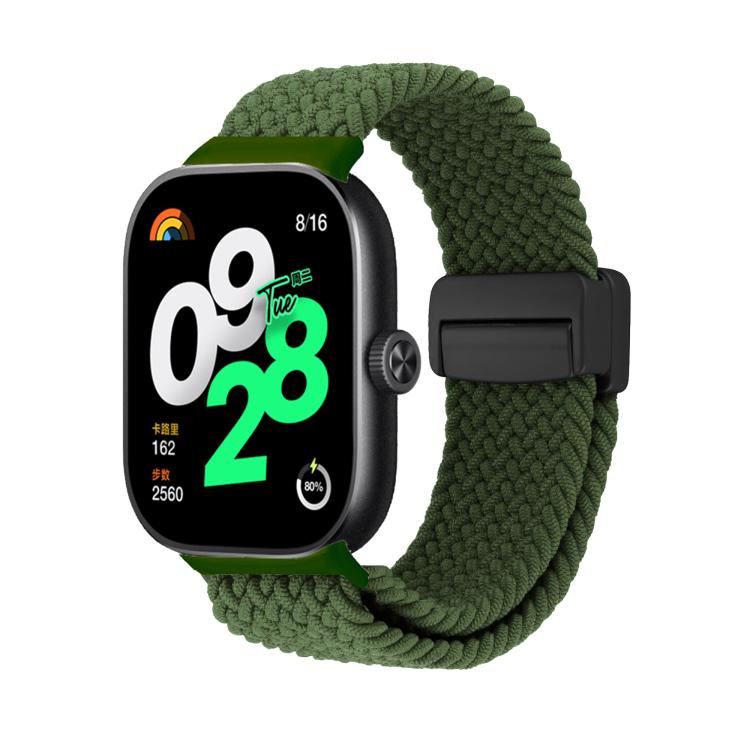For Xiaomi Band  10 Pro / Redmi Watch 6 / 5 Magnetic Buckle Loop Braided Watch Band