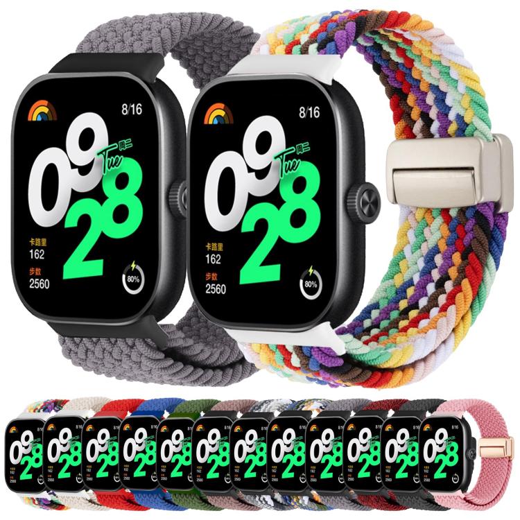 For Xiaomi Band  10 Pro / Redmi Watch 6 / 5 Magnetic Buckle Loop Braided Watch Band