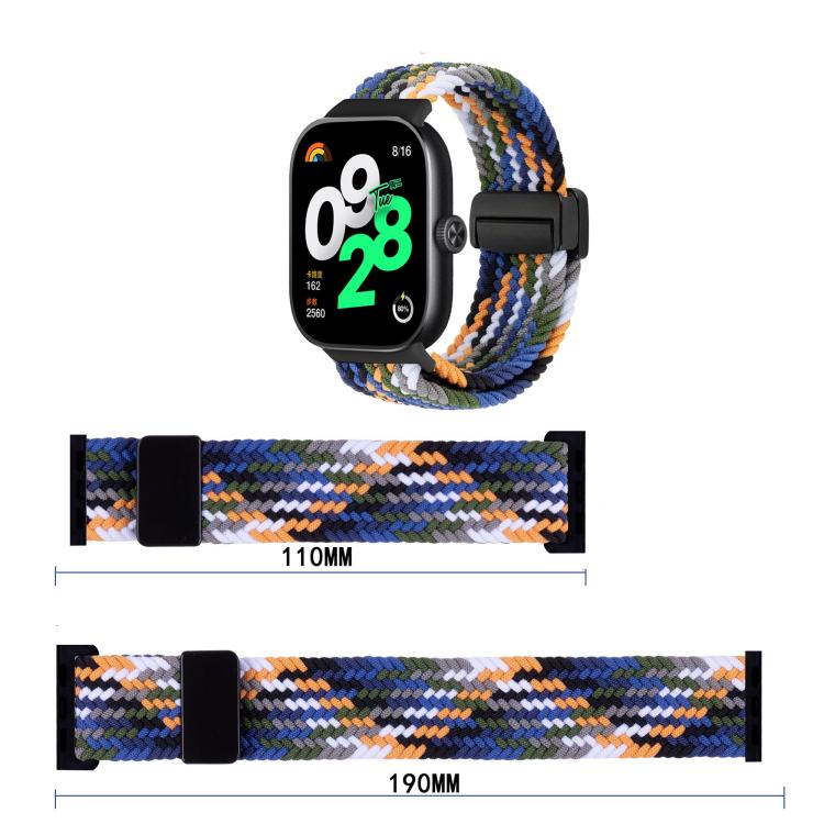 For Xiaomi Band  10 Pro / Redmi Watch 6 / 5 Magnetic Buckle Loop Braided Watch Band