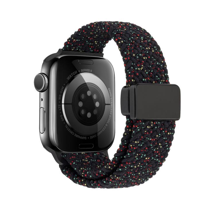 For Apple Watch 46mm / 49mm / 45mm / 44mm Magnetic Buckle Loop Woven Watch Band