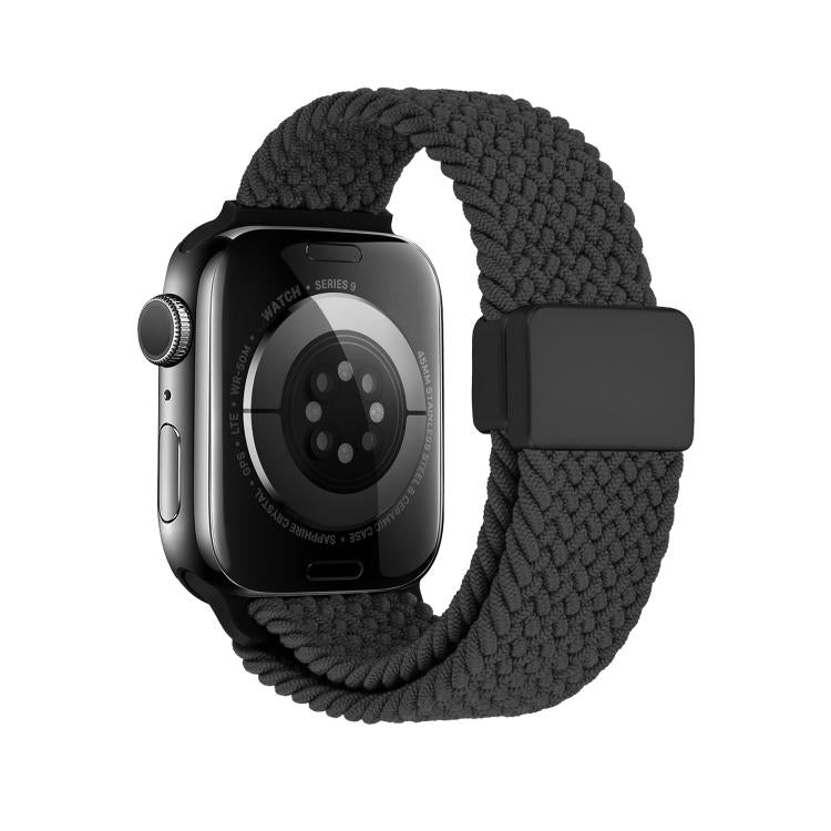 For Apple Watch 42mm / 41mm / 40mm / 38mm Magnetic Buckle Loop Woven Watch Band