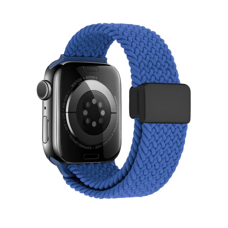 For Apple Watch 42mm / 41mm / 40mm / 38mm Magnetic Buckle Loop Woven Watch Band