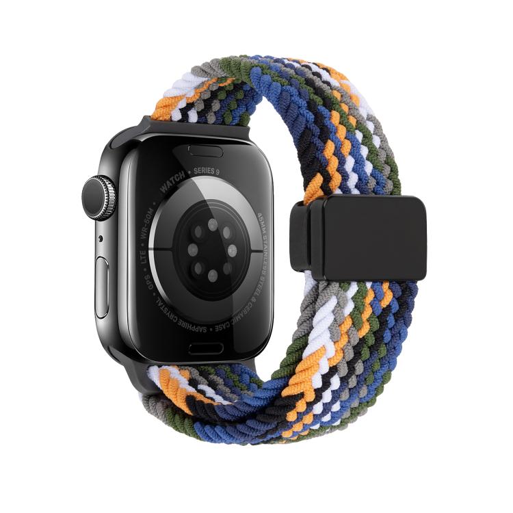 For Apple Watch 42mm / 41mm / 40mm / 38mm Magnetic Buckle Loop Woven Watch Band
