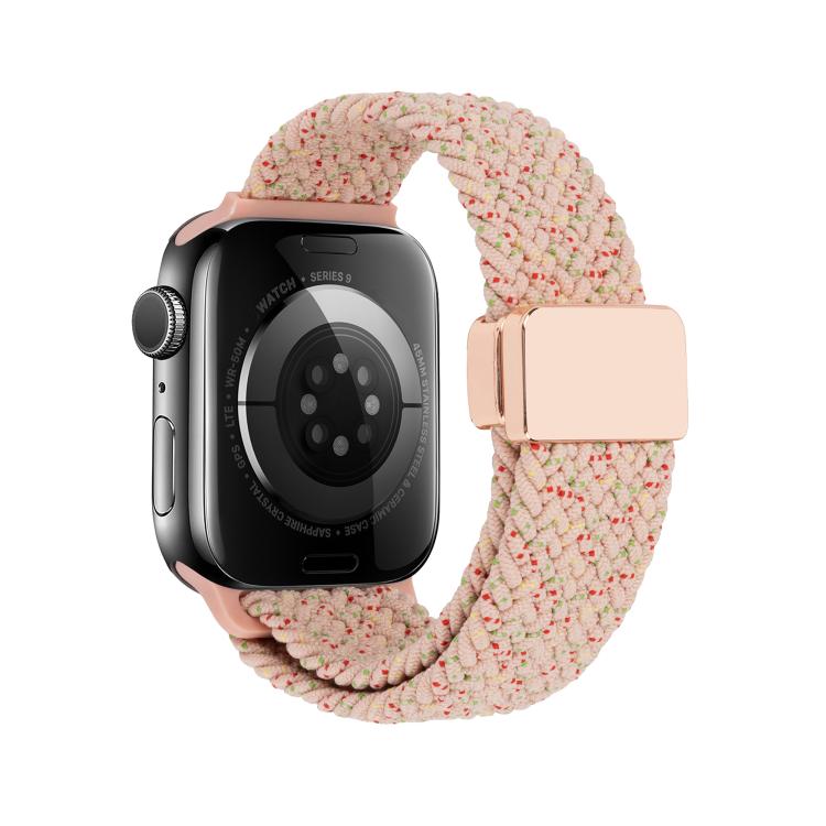For Apple Watch 42mm / 41mm / 40mm / 38mm Magnetic Buckle Loop Woven Watch Band