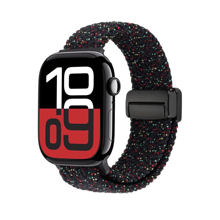 For Apple Watch 42mm / 41mm / 40mm / 38mm Magnetic Buckle Loop Woven Watch Band