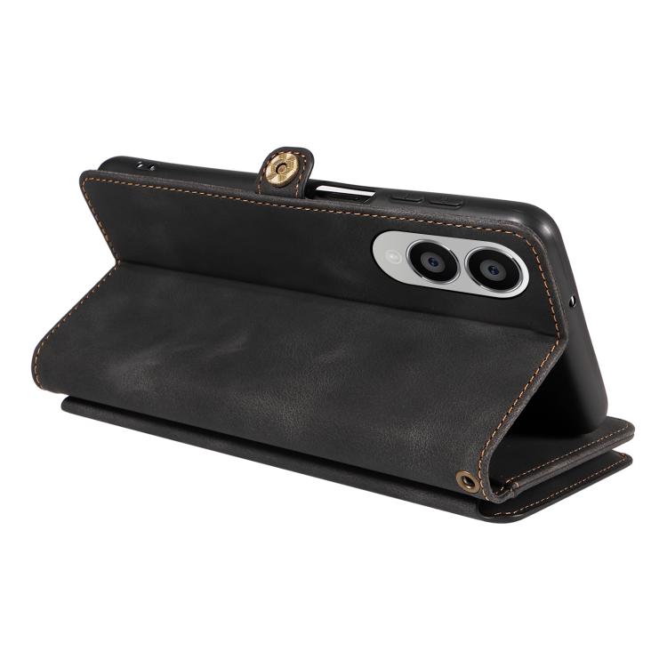For Samsung Galaxy S25 Edge 5G Fantasy Multifunctional Zipper Wallet Leather Phone Case