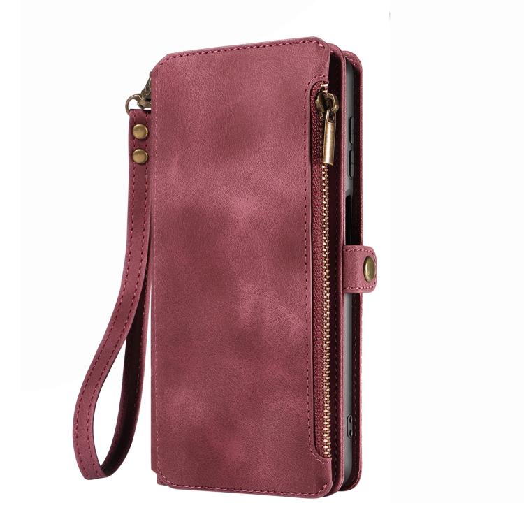 For Samsung Galaxy S25 Edge 5G Fantasy Multifunctional Zipper Wallet Leather Phone Case