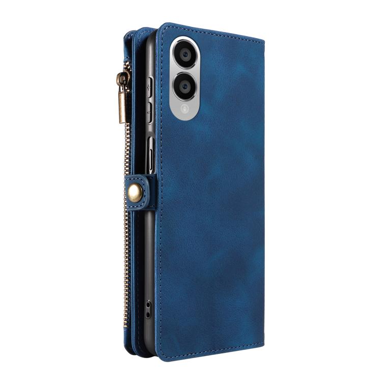 For Samsung Galaxy S25 Edge 5G Fantasy Multifunctional Zipper Wallet Leather Phone Case