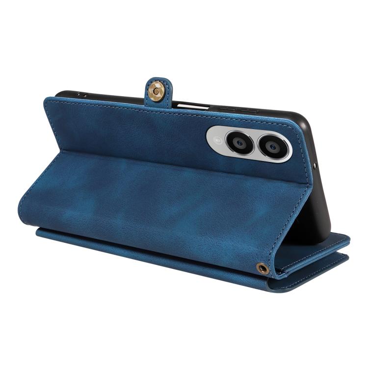 For Samsung Galaxy S25 Edge 5G Fantasy Multifunctional Zipper Wallet Leather Phone Case