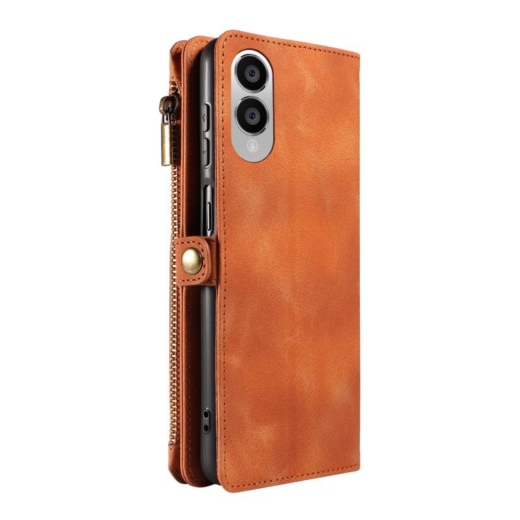 For Samsung Galaxy S25 Edge 5G Fantasy Multifunctional Zipper Wallet Leather Phone Case