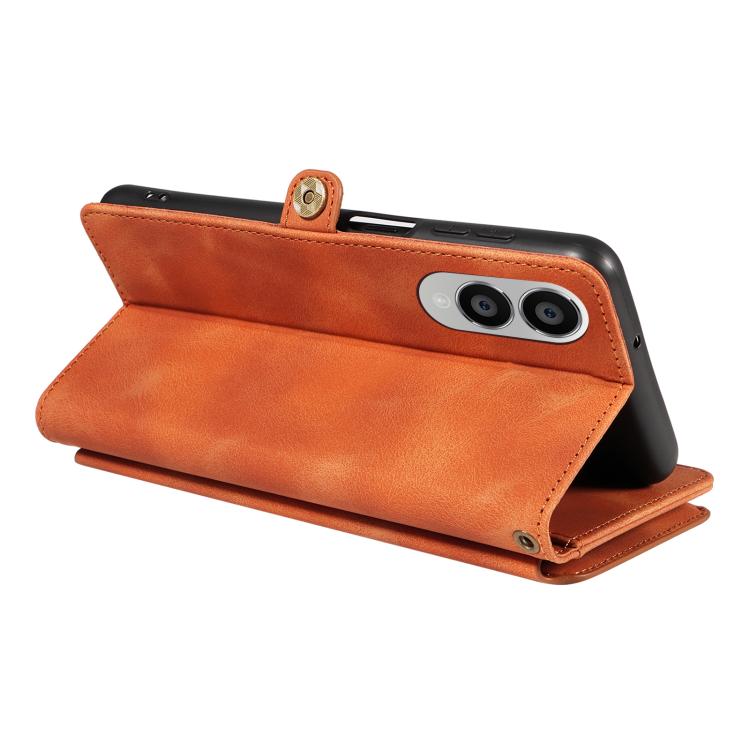 For Samsung Galaxy S25 Edge 5G Fantasy Multifunctional Zipper Wallet Leather Phone Case