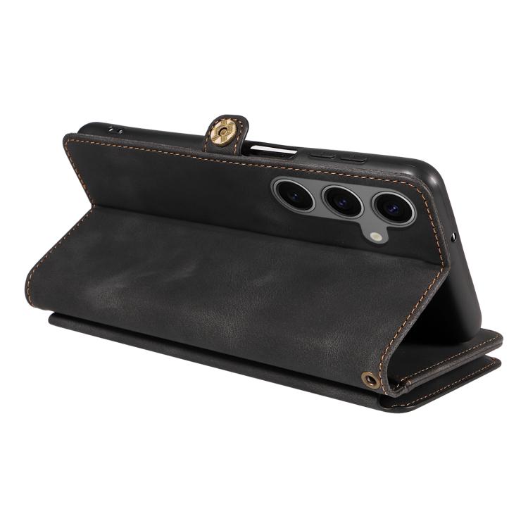 For Samsung Galaxy S25 5G Fantasy Multifunctional Zipper Wallet Leather Phone Case