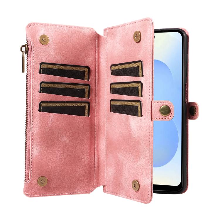 For Samsung Galaxy S25 5G Fantasy Multifunctional Zipper Wallet Leather Phone Case