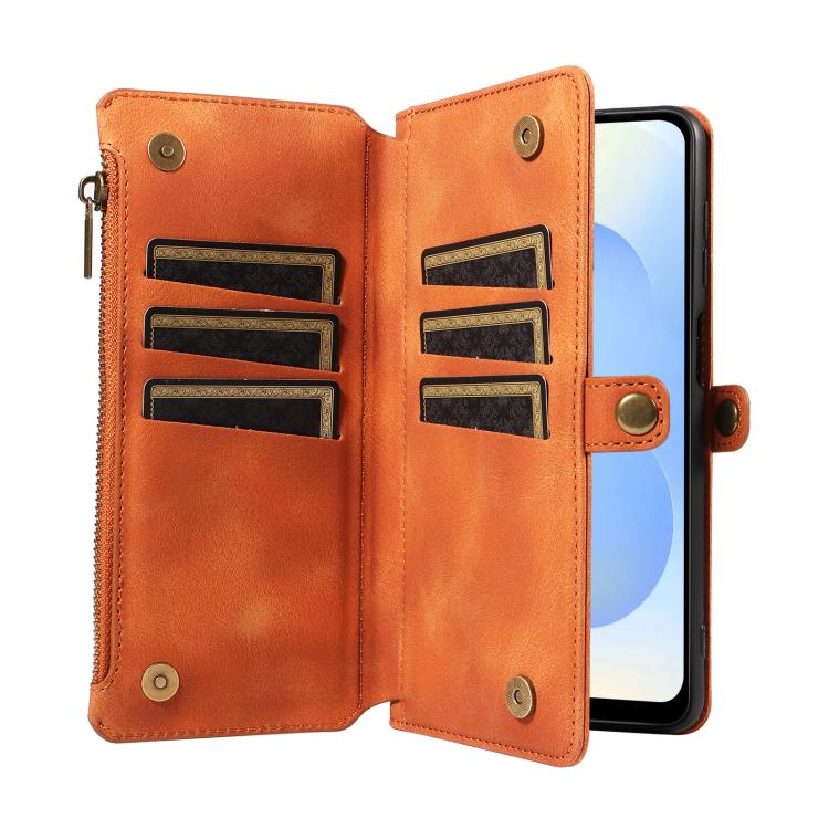 For Samsung Galaxy S25 5G Fantasy Multifunctional Zipper Wallet Leather Phone Case