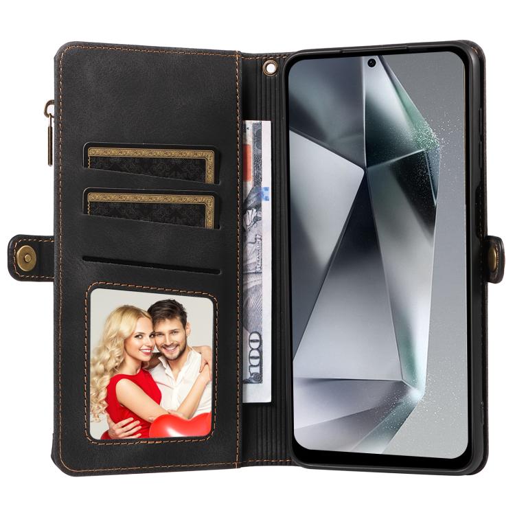 For Samsung Galaxy S25 Ultra 5G Fantasy Multifunctional Zipper Wallet Leather Phone Case