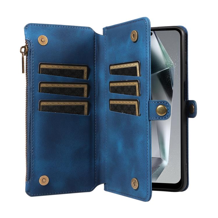 For Samsung Galaxy S25 Ultra 5G Fantasy Multifunctional Zipper Wallet Leather Phone Case