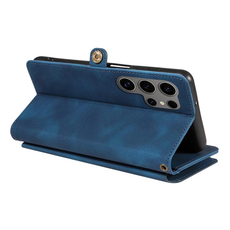 For Samsung Galaxy S25 Ultra 5G Fantasy Multifunctional Zipper Wallet Leather Phone Case
