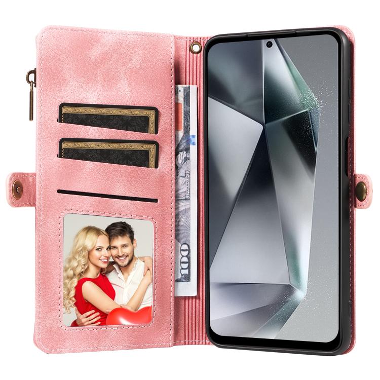 For Samsung Galaxy S25 Ultra 5G Fantasy Multifunctional Zipper Wallet Leather Phone Case