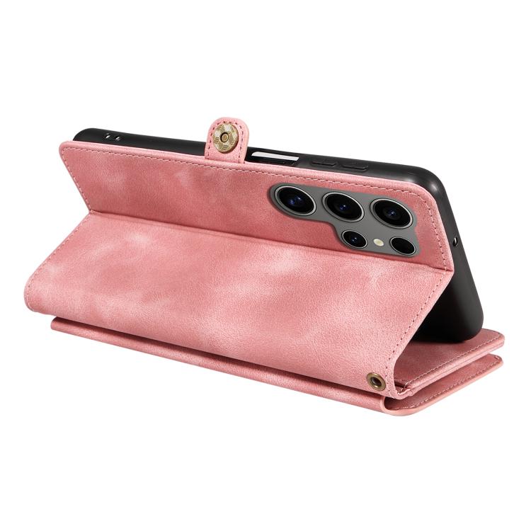 For Samsung Galaxy S25 Ultra 5G Fantasy Multifunctional Zipper Wallet Leather Phone Case