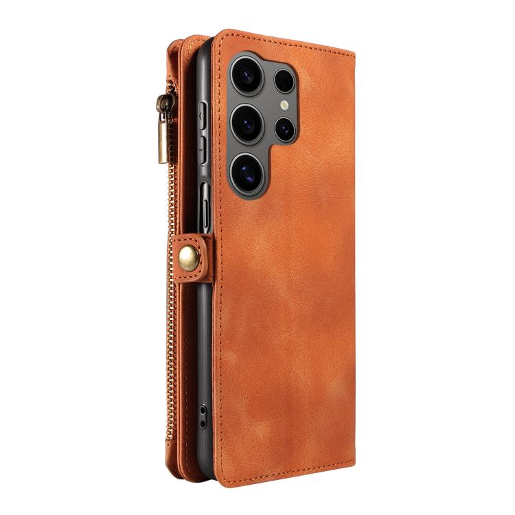 For Samsung Galaxy S25 Ultra 5G Fantasy Multifunctional Zipper Wallet Leather Phone Case