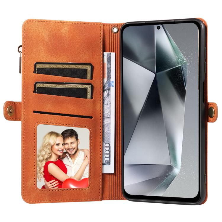 For Samsung Galaxy S25 Ultra 5G Fantasy Multifunctional Zipper Wallet Leather Phone Case