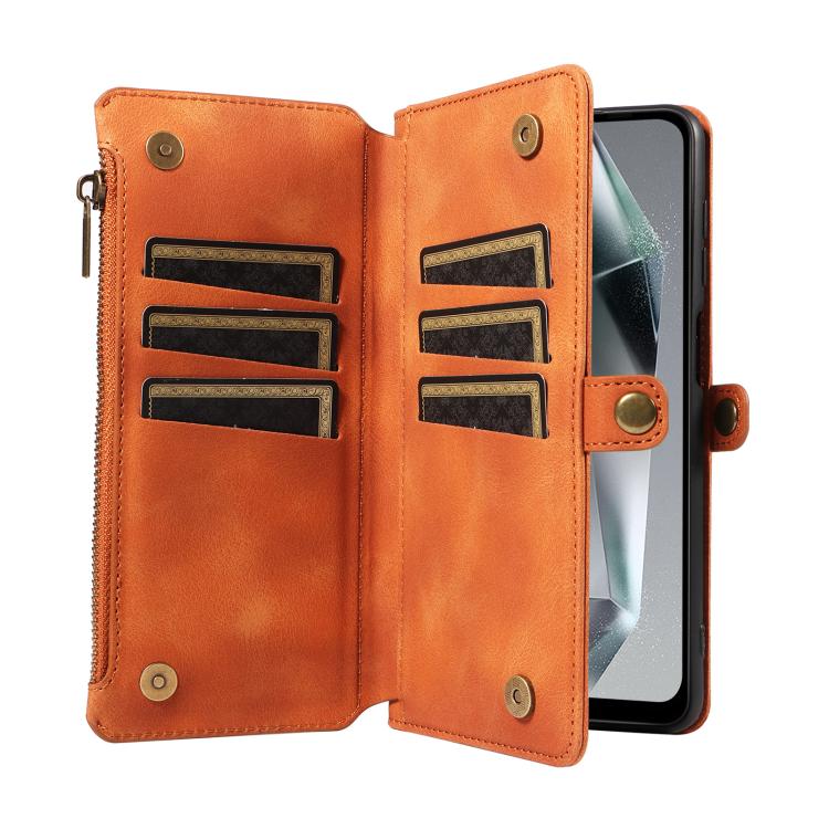 For Samsung Galaxy S25 Ultra 5G Fantasy Multifunctional Zipper Wallet Leather Phone Case
