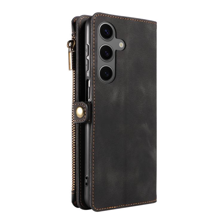 For Samsung Galaxy S24 FE 5G Fantasy Multifunctional Zipper Wallet Leather Phone Case