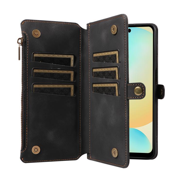 For Samsung Galaxy S24 FE 5G Fantasy Multifunctional Zipper Wallet Leather Phone Case