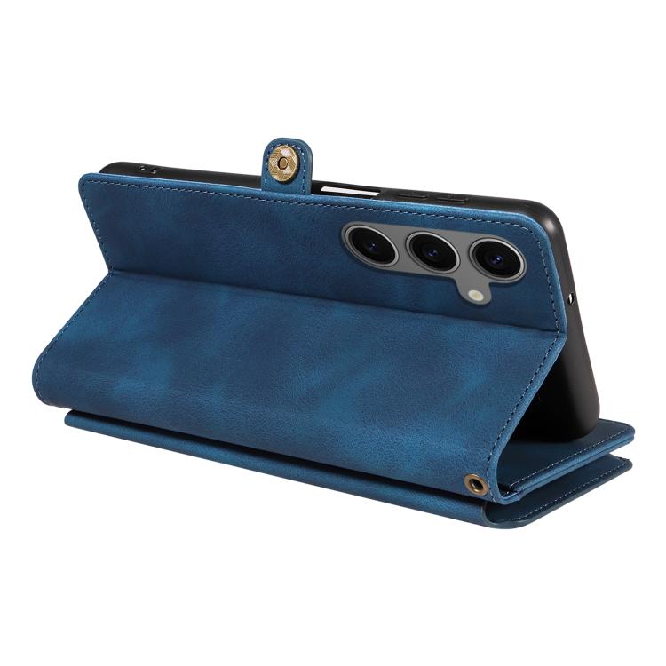For Samsung Galaxy S24 FE 5G Fantasy Multifunctional Zipper Wallet Leather Phone Case