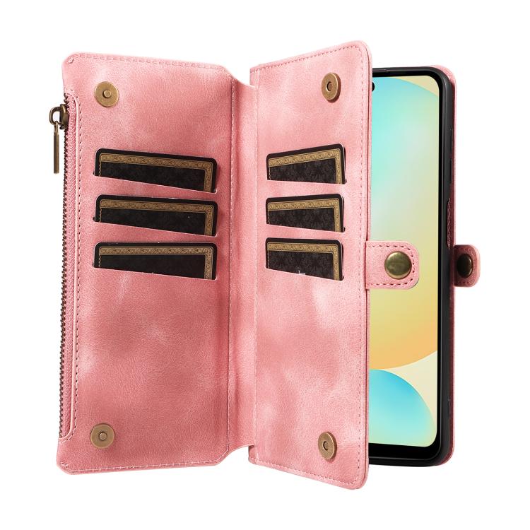 For Samsung Galaxy S24 FE 5G Fantasy Multifunctional Zipper Wallet Leather Phone Case