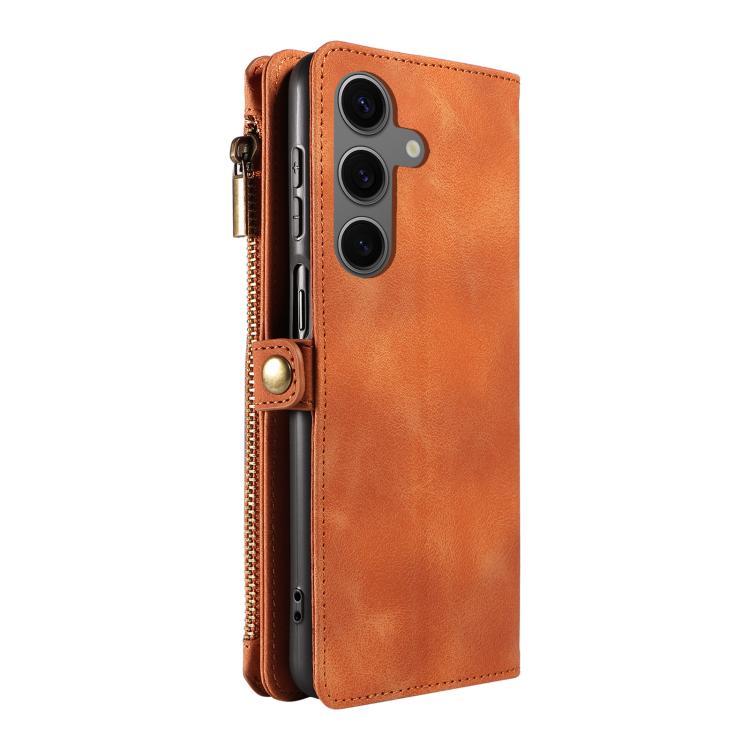 For Samsung Galaxy S24 FE 5G Fantasy Multifunctional Zipper Wallet Leather Phone Case