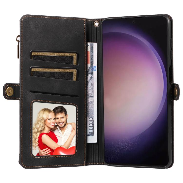 For Samsung Galaxy S24 Ultra 5G Fantasy Multifunctional Zipper Wallet Leather Phone Case