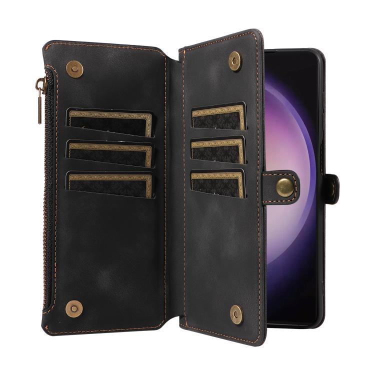 For Samsung Galaxy S24 Ultra 5G Fantasy Multifunctional Zipper Wallet Leather Phone Case