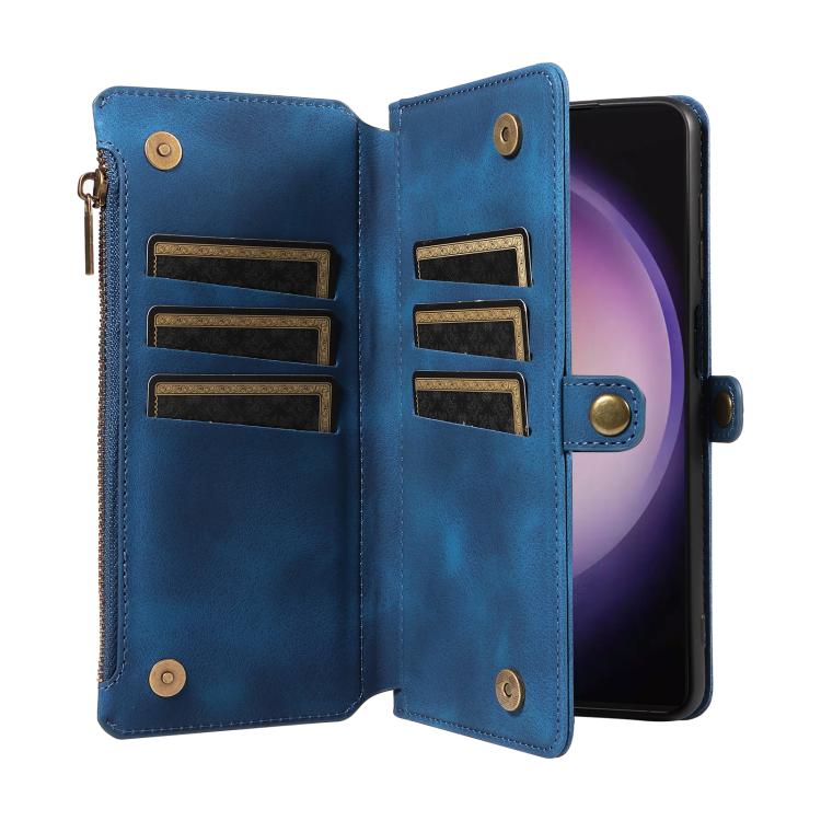 For Samsung Galaxy S24 Ultra 5G Fantasy Multifunctional Zipper Wallet Leather Phone Case